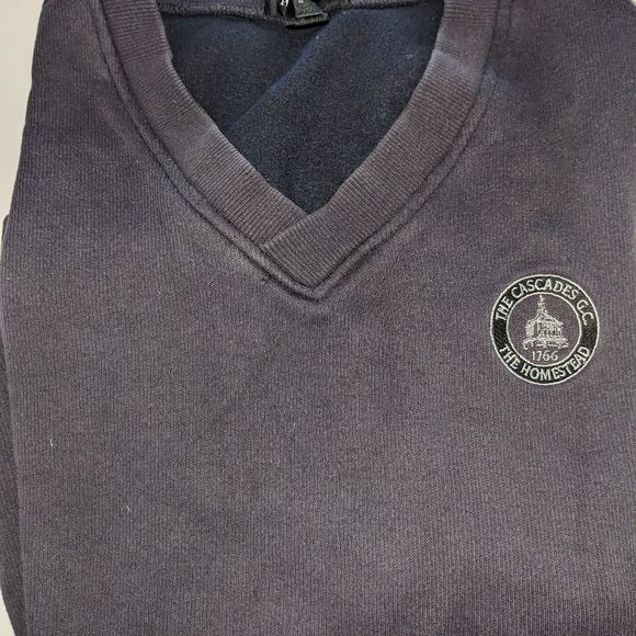 Cotton golf vest Ashworth from The Homestead Cascades Coursein Dark blue - Picture 2 of 10